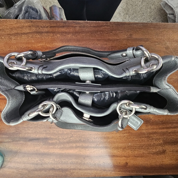 Coach Gray Shoulder Bag - Picture 4 of 4